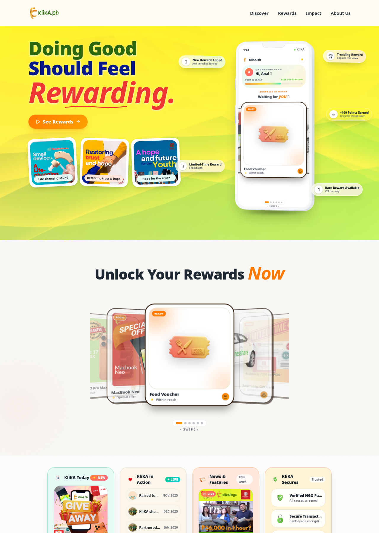 KliKA.ph live website preview